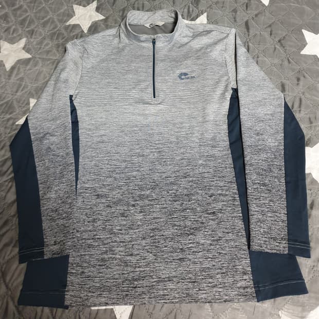 네파 기능성 반집업 긴팔 져지 그레이 (100)