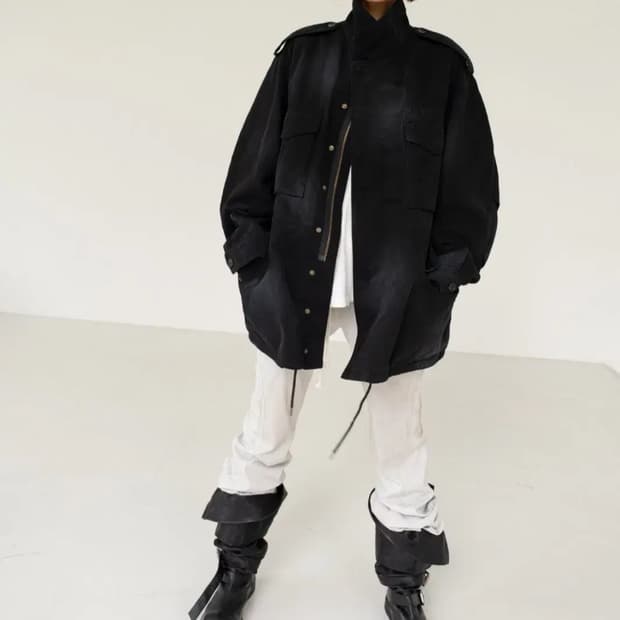 S/E/O 워시드 코튼 필드 자켓