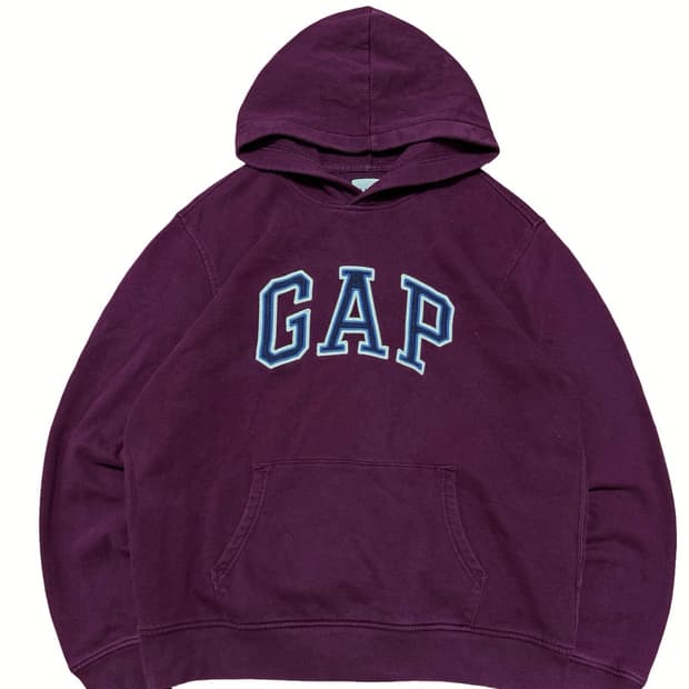 GAP 갭 버건디 후드티