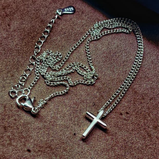 (45cm짧은남자목걸이) S925 Custom 45cm Necklace