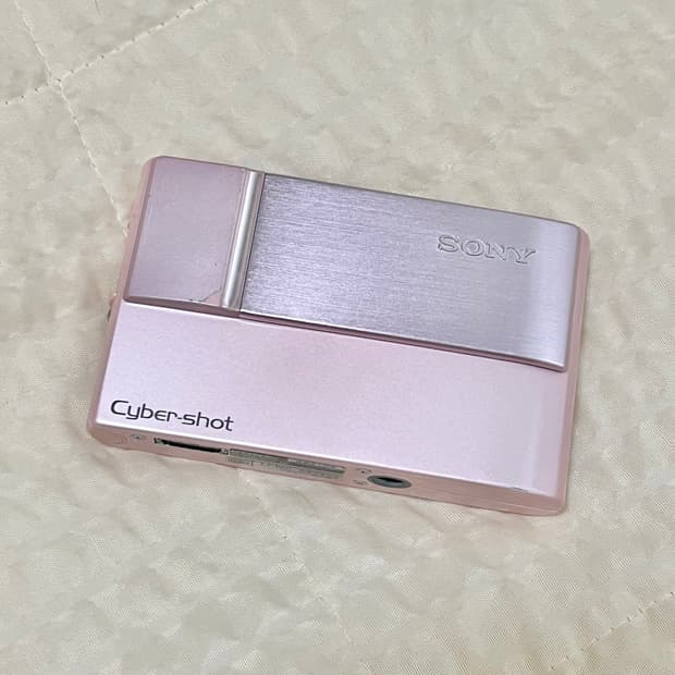 소니 사이버샷 dsc-t10 디지털 카메라 디카 핑크