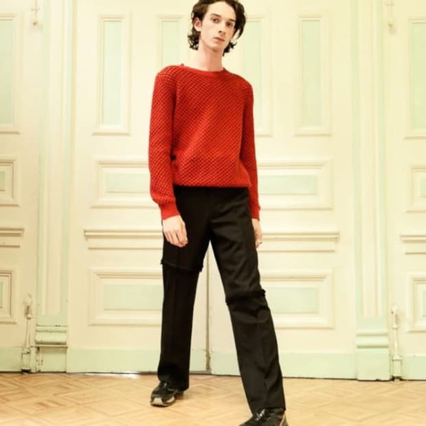 나마체코 18ss 프린지 팬츠