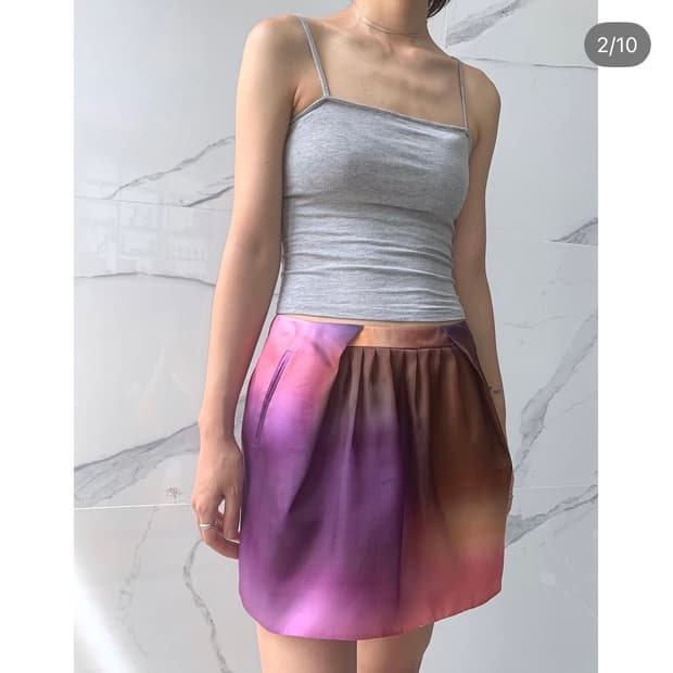 빈티지 anne valerie hash 스커트 