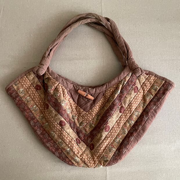 빈티지 퀼트 가방 / 모리걸 할모리 하구미