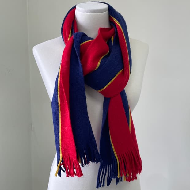 유럽빈티지 멀티 스트라이프 머플러 