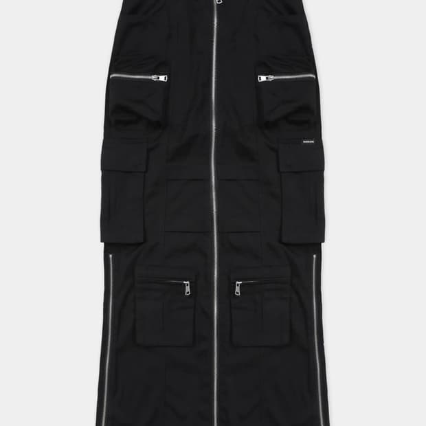 배드블러드 카고 스커트 롱 xs 사이즈