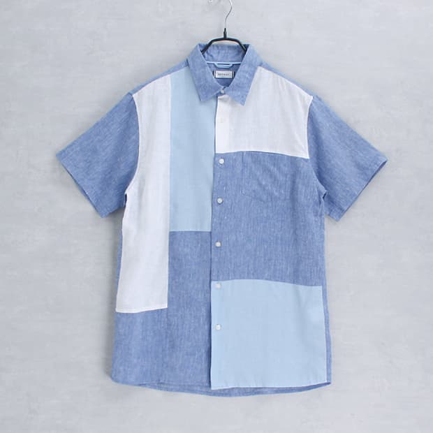 BROWNY _ linen blend shirt