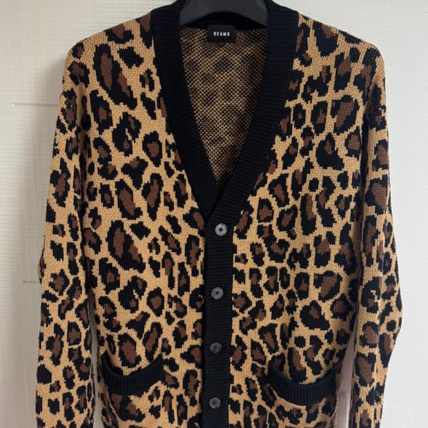 빔즈 레오파드 가디건 M(95-100)
