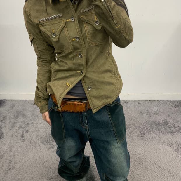 Parasuco 웨스턴 코듀로이 셔츠