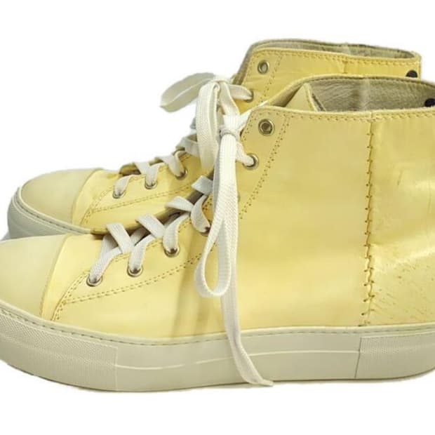 Incarnation 램스킨 하이컷 스니커즈