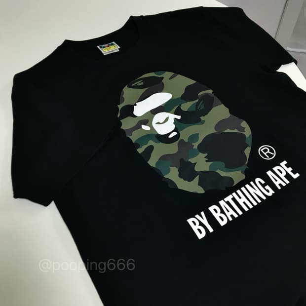 베이프 티셔츠 COLOR CAMO BY BATHING APE TEE