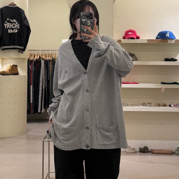 폴로 랄프로렌 포니 가디건 그레이 U1533