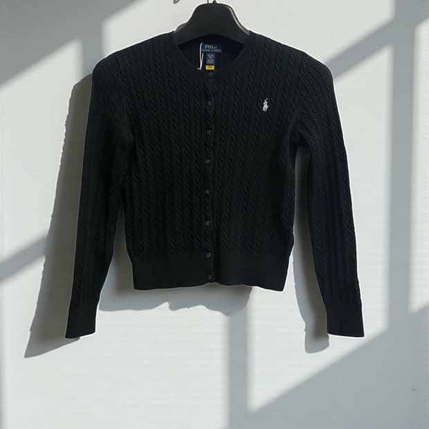 폴로 랄프로렌 케이블 니트 가디건