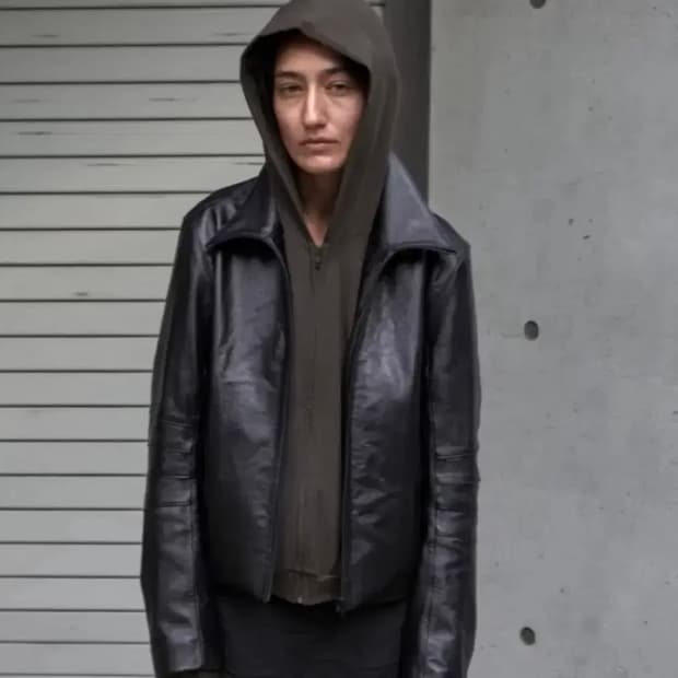 머듈 레더자켓 블랙 1사이즈