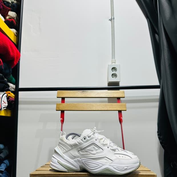 255) 나이키 운동화 남성 남자 신발 M2K 테크노 화이트