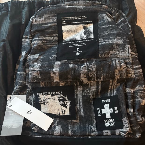 파프롬왓 파 패치 코튼 백팩