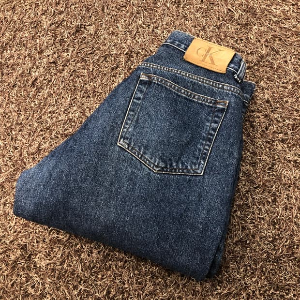 34 캘빈클라인 USA 워싱 데님 팬츠