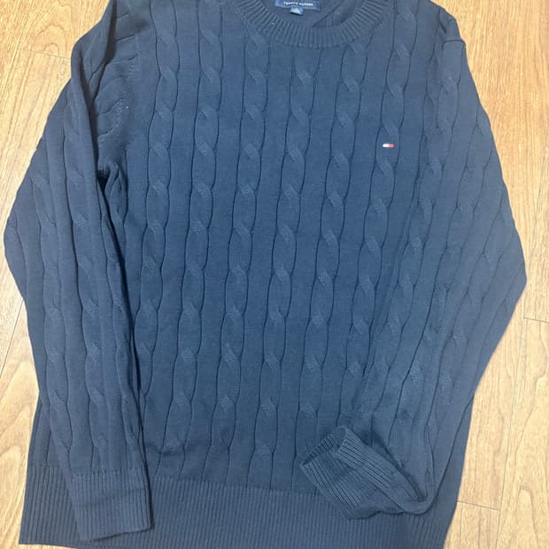 타미힐피거 xl 니트 네이비