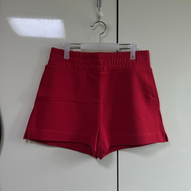 H&M 스웨트 쇼츠 레드 S