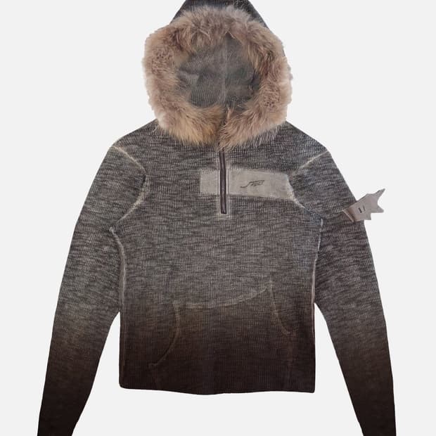 aesynctx 에이시넥틱스 하프 집 퍼 후디 M