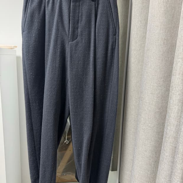 우루도쿄 uru tokyo 그레이 울 트위드팬츠 2사이즈 판매 바스통