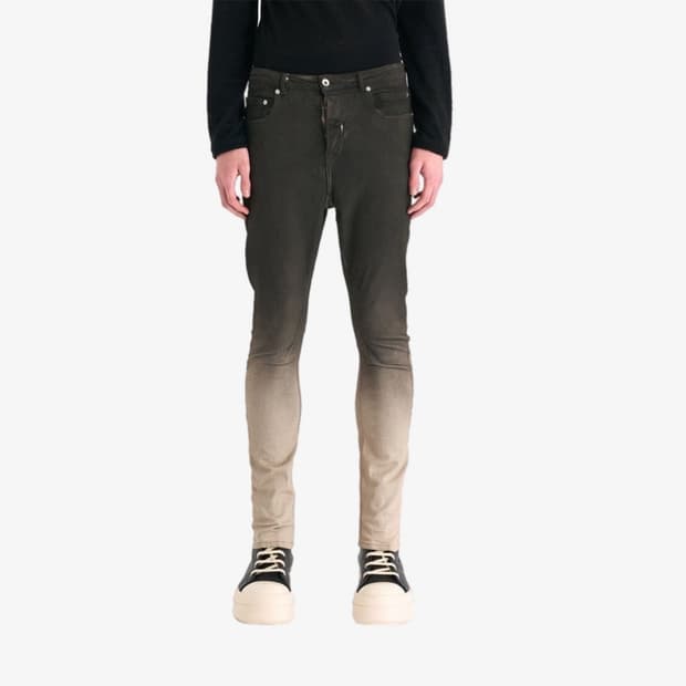 릭 오웬스 24ss DRKSHDW 블랙 & 오프화이트 룩소르 진