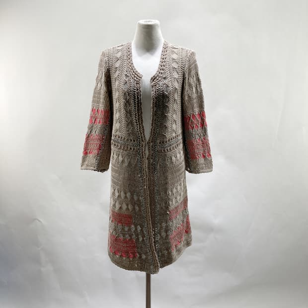 NIC+ZOE 여성 유니크 뜨개 가디건 M