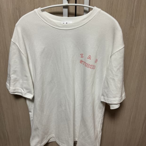 아이앱 스튜디오 티셔츠 화이트 XL