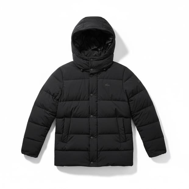라코스테 덕다운 후드 패딩