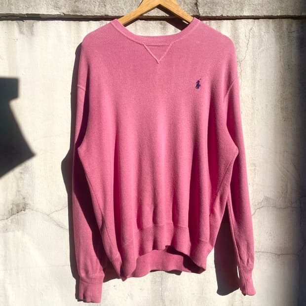 Polo Ralph Lauren pink knit sweater