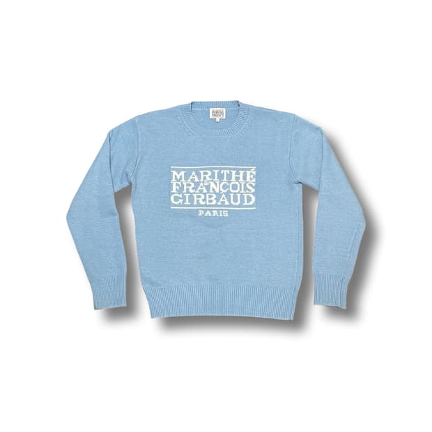 [S] 마리떼 프랑소와 저버 하늘색 니트