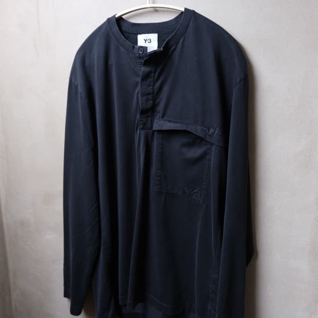 Y-3 헨리넥 롱슬리브 s