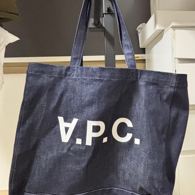 APC (아페쎄) 데님 토트백