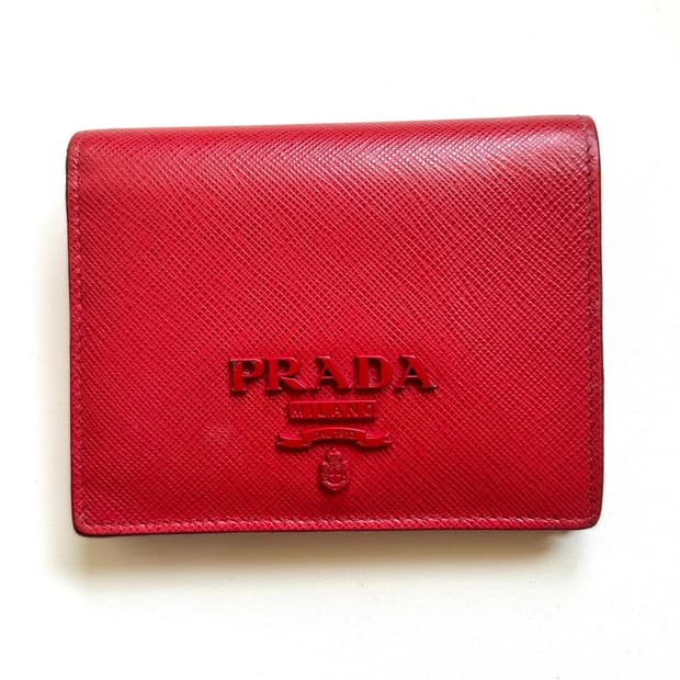프라다 지갑 PRADA Leather Saffiano leather