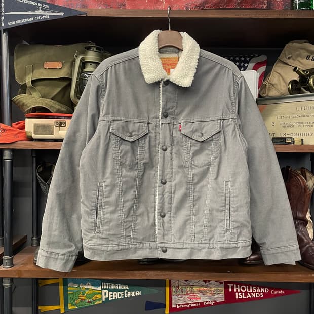 리바이스 빈티지 핏 코듀로이 타입2 쉐르파 자켓