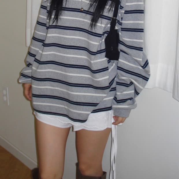 아워캐비넷 럭비 오버 셔츠