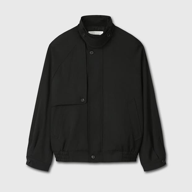 Hard Twist Wool Blouson Jacket