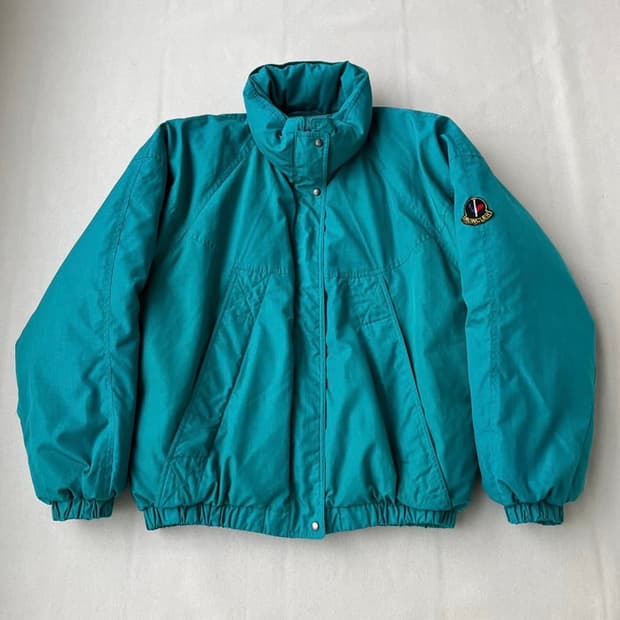 90s 몽클레르 X 아식스 터콰이즈 구스다운 점포