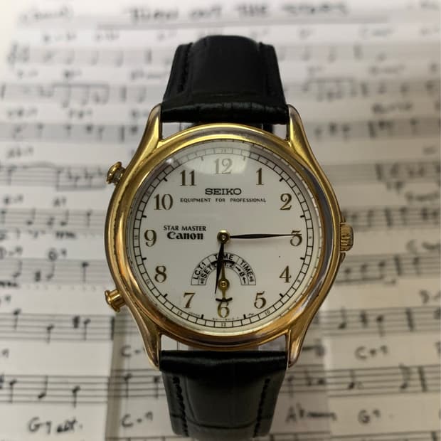 [희귀] 세이코 스타 마스터 seiko X canon 월드타임