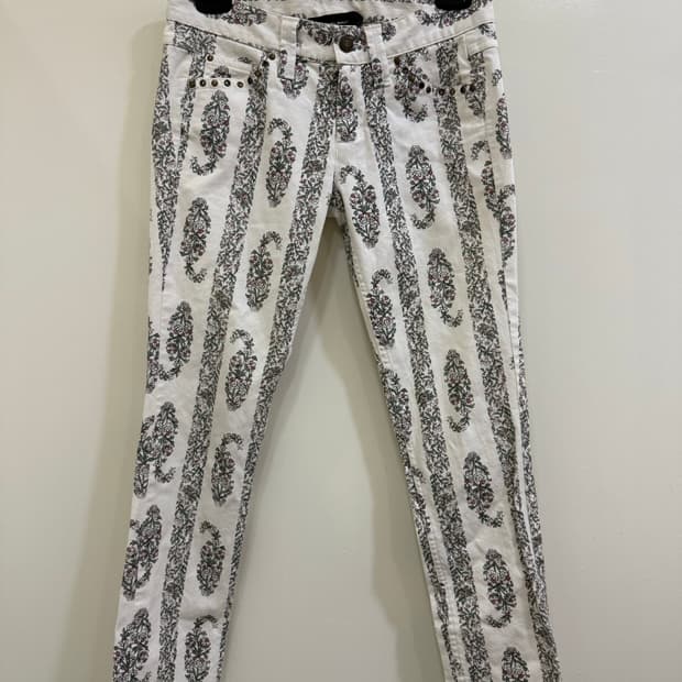 이자벨마랑 슬림핏 팬츠 정품