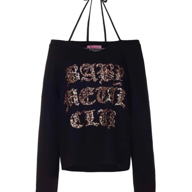 베이비메탈클럽 로고스트링티 블랙