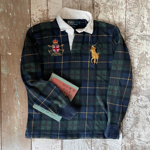 Polo Ralph Lauren Crest Tartan Rugby Shi