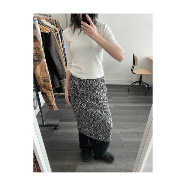 Vintage Knit Skirt