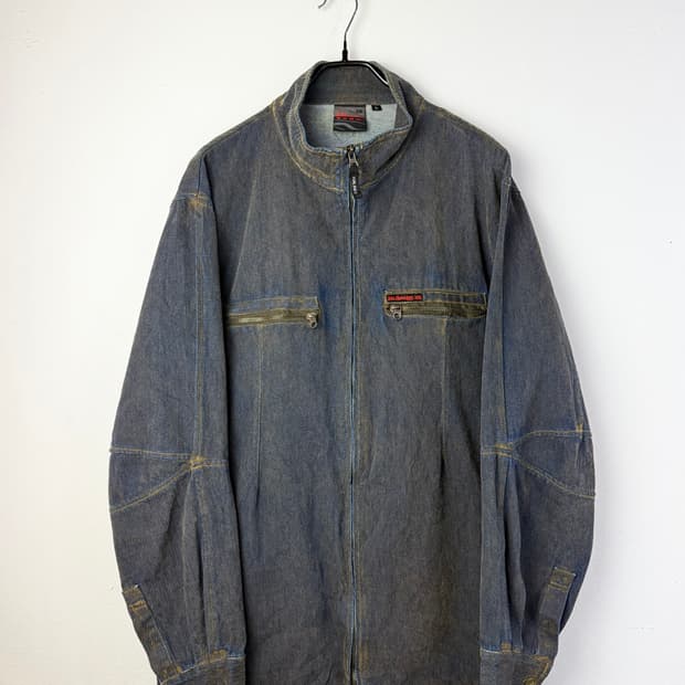 90s 반스 레이온 코티드 데님 자켓