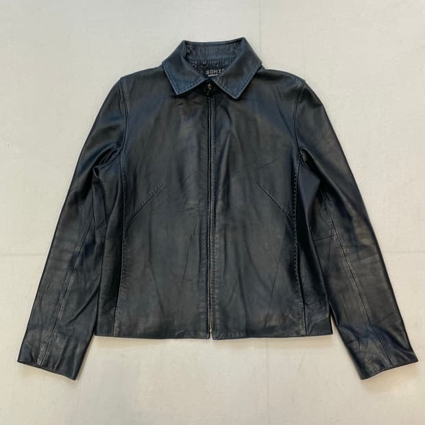 소니아리키엘 양가죽 리얼레더자켓
