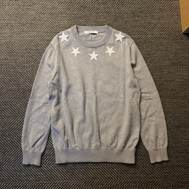 지방시 스타 패치 코튼 니트 M