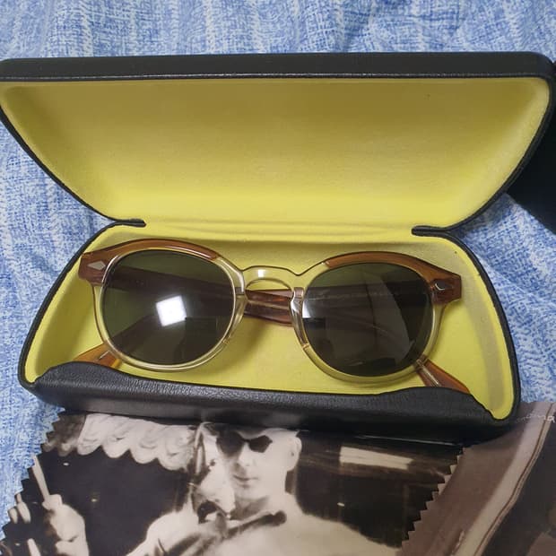 모스콧 렘토쉬 선글라스 46사이즈 브라운 크리스탈