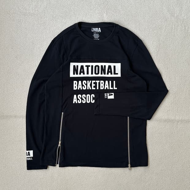 NBA 지퍼 포인트 롱슬리브 티셔츠