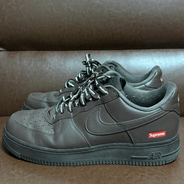 나이키X슈프림 에어포스 1 로우 바로크 브라운 (260)