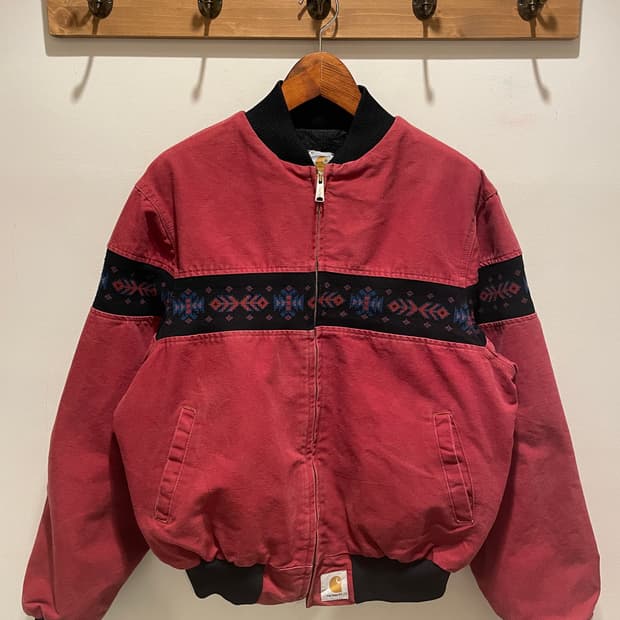 칼하트자켓 산타페 사우스웨스트 아즈텍 JR0456 CLAY